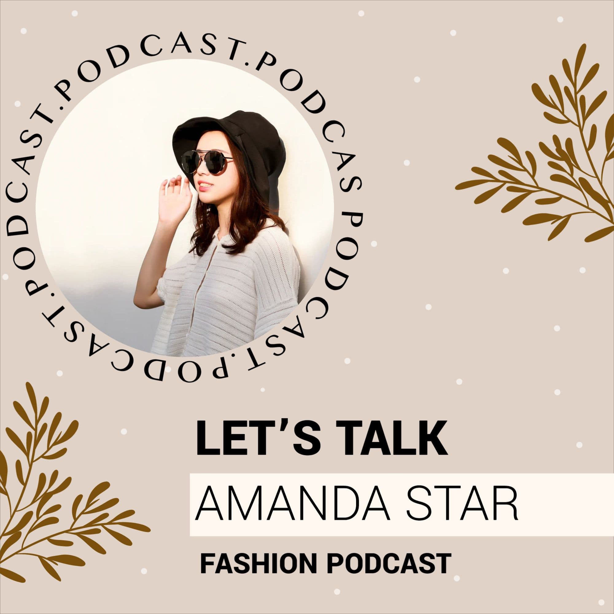Fashion Podcast Cover Design