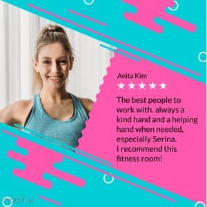 Fitness Room Review Template