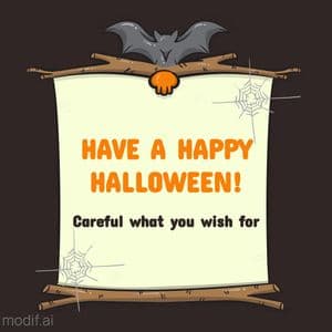 Halloween Wishes Template