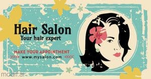 Hair Salon Banner Template