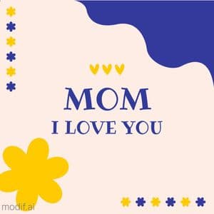 Mom Love Design Template