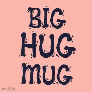 Big Hug Mug Design Template