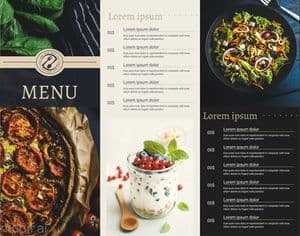 Cafe Menu Template