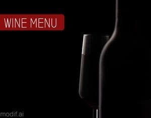 Wine Menu Design Template