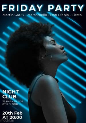 Party Flyer Design Template