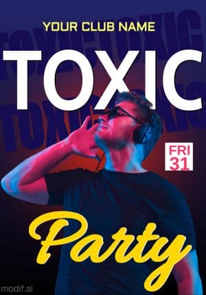 Flyer Poster Party Design