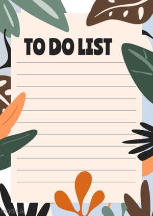 Design To Do List Template