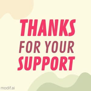 Thank you Support Template