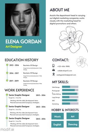 Resume Atr Designer Template