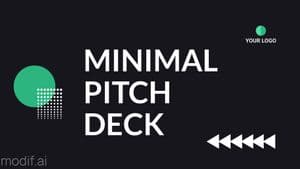 Minimal Pitch Deck Template