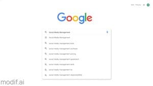 Google Search Page Mockup