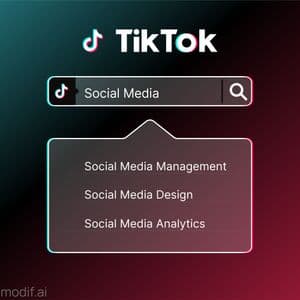 TikTok Search Bar Template