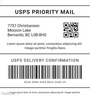 Design Тemplate With Barcode