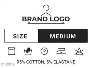 T-Shirt Inner Label Template