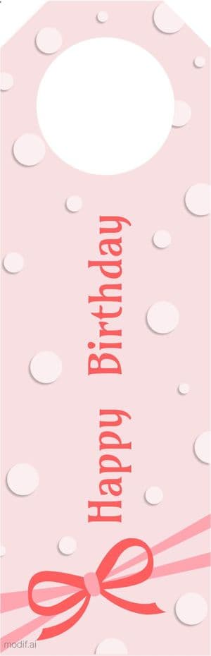 Bottle Label Tag Design