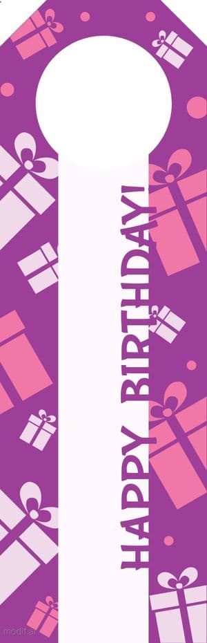 Gift Bottle Tag Template