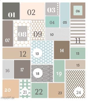 Colorful Advent Calendar
