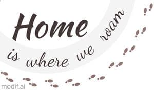Doormat With Footprints