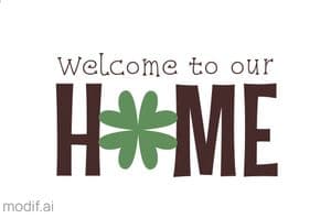 Clover Pattern Door Mat